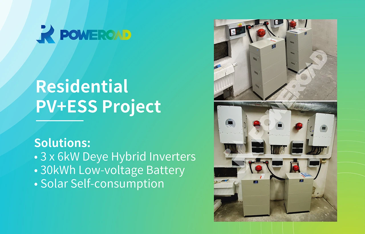 POWEROAD Case Study PV ESS Household Project in The Czech Republic