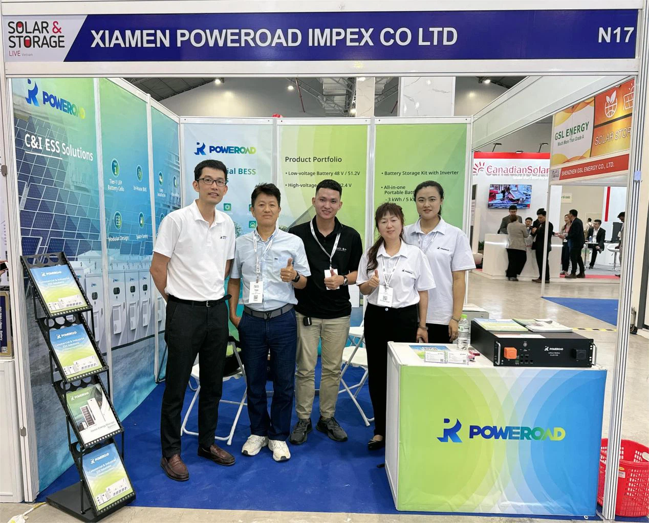 POWEROAD Showcases Cutting edge Energy Storage Solutions At Solar Storage Live Vietnam 2024