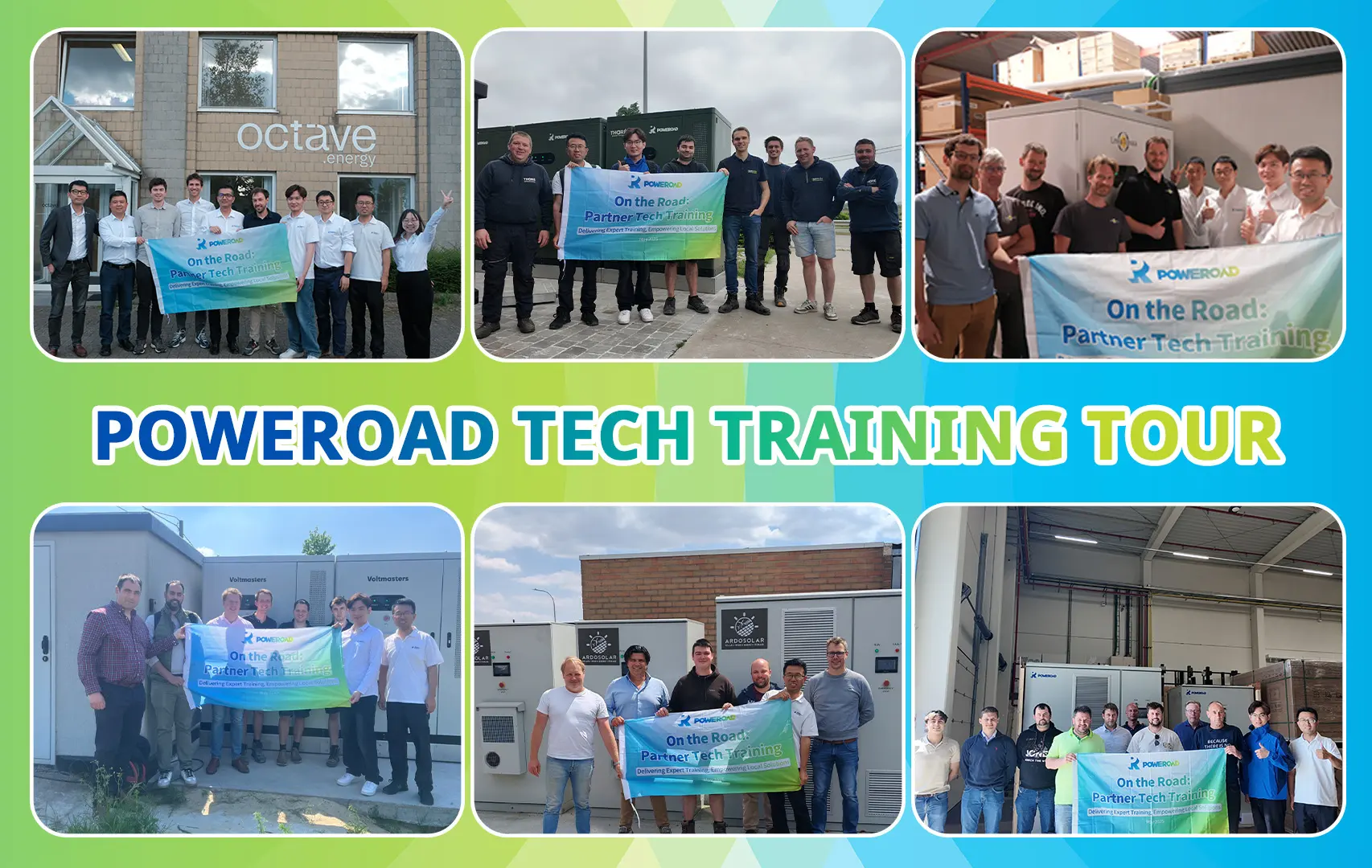 POWEROAD Completes Successful Tech Training Tour Across Belgium Empowering Partners with Knowledge and Innovation4