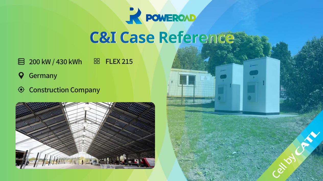 EV Charging ESS Project Sustainable Energy Empowers Green Construction in Germany