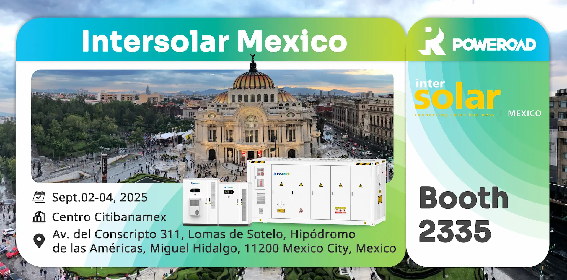 POWEROAD to Present Energy Storage Innovations at Intersolar Mexico 2025