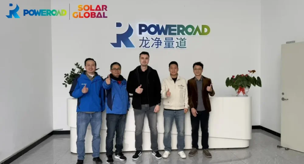 POWEROAD Hosts SOLAR GLOBAL CEO, Petr Kaňovský, at Shanghang Manufacturing Site for In-Depth Visit