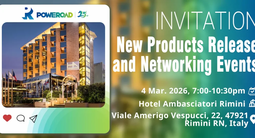 POWEROAD New Products Release and Networking Events in Italy