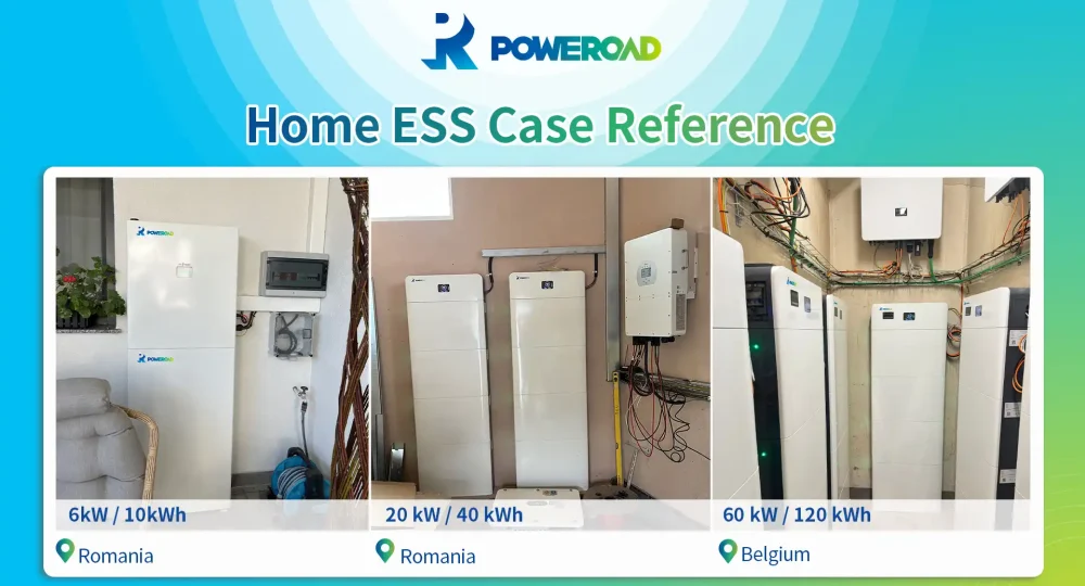 Residential ESS Project POWEROAD Home Battery Storage Solutions Keep You Powered Through Winter